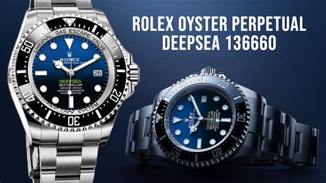 rolex 126660 vs 136660|rolex deepsea sea dweller 136660.